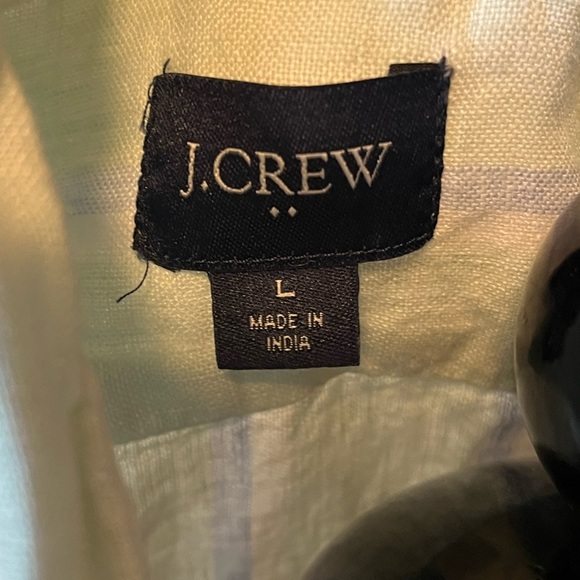 J Crew 100% linen short sleeve button down - Picture 6 of 6